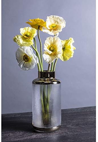 Kare Design Vase LA Noble, Gold, 30cm (H) | Glas, Deko Vase, Blumenvase, handgefertig