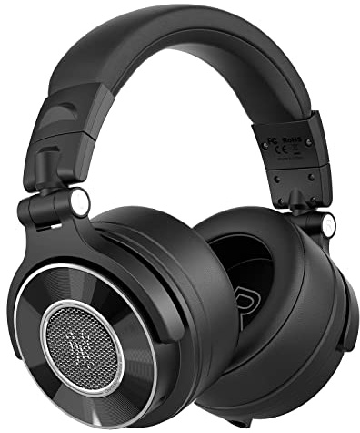 OneOdio Kopfhörer mit Kabel, Monitor 60 Professioneller geschlossener Studio Kopfhörer 38 Ohm, Kopfhörer Over Ear mit 50mm Treiber Hi-Res Audio, Abnehmbares Kabel(3.5mm/6.35mm), für Podcast, Handy, PC