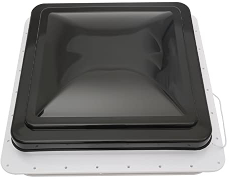 Qussse Dachhaube 42 x 42cm, Dachfenster Dachventilator Camper Wohnwagenfenster Dachluke Vent, für Wohnwagen Wohnmobil