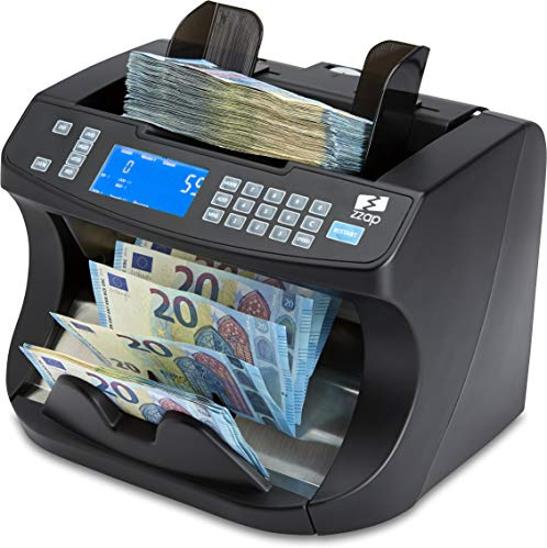 ZZap NC40 Banknotenzähler & Falschgeld-Detektor - Geldzählmaschine Geldzähler Banknotenzählmaschine