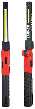 Launch WL3130 LED Werkstattlampe, Arbeitsleuchte, Arbeitslampe, Taschen-Inspektionsleuchte mit 180° Drehung, COB & SMD Licht, Magnetfuß & Haken, für KFZ und Garage Männer