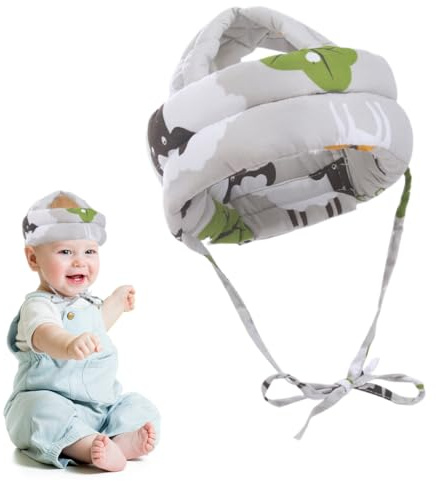 Kopfschutz Baby, Baby Kopfschutz, Baby Head Protector, Cartoon Baby Kopfschutzmütze für 6-36 Monate altes Baby, für Kleinkinder, die laufen und krabbeln lernen