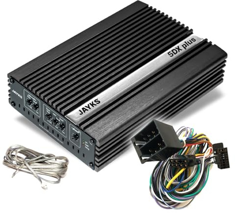MEDIADOX Auto/KFZ Plug & Play Upgrade Verstärker/Endstufe + Kabel Set 5DX-Plus von JAYKS kompatibel mit Skoda (III)