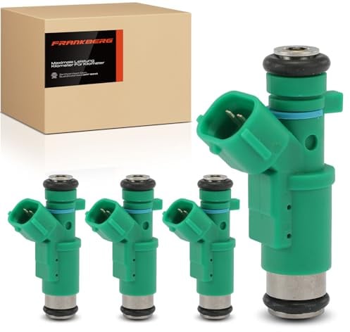 Frankberg 4x Einspritzventil Einspritzdüse Injektor für Berlingo C2 C3 I II Nemo 1007 206 207 SW Bipper Partner Combispace 1.1L 1.4L Benzin 1998-2020 1984G0