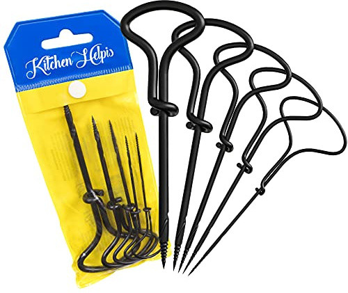 Kitchen Helpis® Praktisches Kastanienbohrer Set, 5-teiliges Kastanienset, 1,5-5 mm Bohrer Kastanien, Kastanien Bastelset Kinder, Kastanienmännchen Bastelset, Holzbohrer Hand