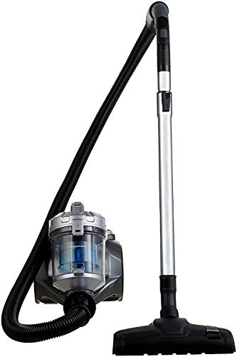 Amazon Basics Beutelloser Staubsauger Kanister, 700W, 1,5l, Schwarz/Blau
