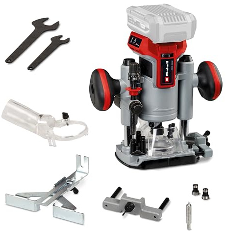 Einhell Professional Akku-Oberfräse TP-RO 18 Li BL-Solo Power X-Change (18 V, Li-Ion, Hubhöhe 35 mm, Brushless-Motor, inkl. Parallelanschlag, ohne Akku & ohne Ladegerät)