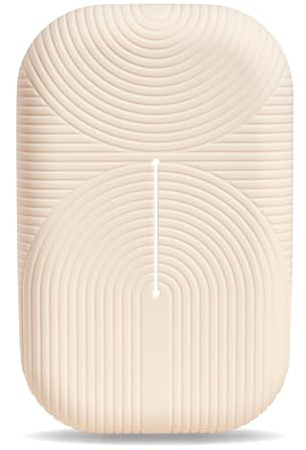 wencolino Feuchttücher Box aus Silikon als Überzug für (Baby-) Feuchttücher oder feuchtes Toilettenpapier – Maße L 19cm, B 12,5cm, H 6cm – Bitte beachten Sie die Maße beim Kauf – beige