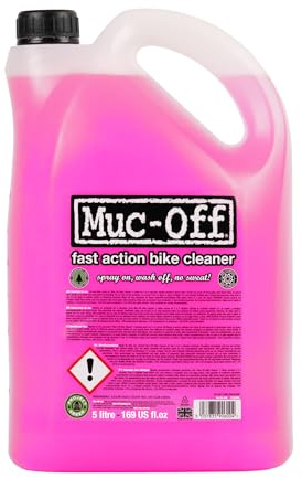 Muc Off Nano-Tech Fahrradreiniger, 5 Liter - Hochwirksames, Biologisch Abbaubares Fahrrad Reinigungsspray Muc Off Bike Cleaner - Sicher auf Allen Oberflächen Für Alle Fahrradtypen Geeignet