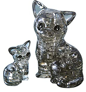 3D Crystal Puzzle - Katzenpaar 49 Teile