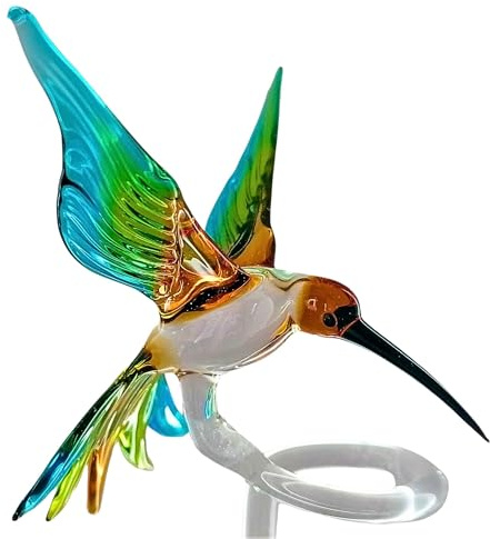 Orchideenstab, Kolibri normale Ausführung (transp./braun-grün-hellblau)