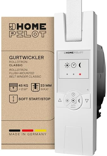 Home Pilot - Gurtwickler Classic, Rollladenantrieb. Elektrischer Gurtwickler | Nachrüstung | Unterputz - 10132345