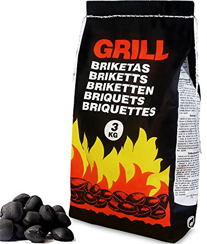 Deuba® 21 Kg Grillbriketts 7 x 3kg Holzkohle Grillkohle Holzkohlebriketts Holzkohlegrill Grill
