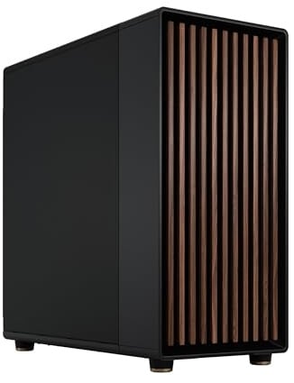Fractal Design North XL Charcoal Black Mesh-DREI 140-mm-Aspect-PWM-Lüfter enthalten – USB Typ-C – E-ATX Airflow Full-Tower PC-Gaming-Gehäuse