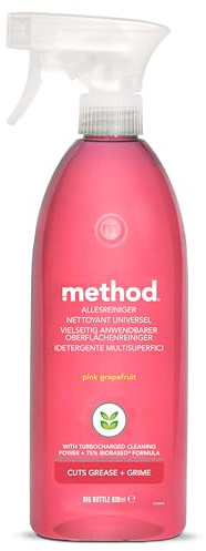 method Allzweckreiniger, entfernt Schmutz und Dreck auf verschiedenen Oberflächen, Grapefruitduft, gründliche Reinigung, 1 x 828 ml