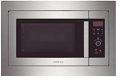 Edesa EMW-2020-IG X Einbau-Mikrowelle (integriert, Grillmikrowelle, 20 l, 700 W, Drehknöpfe, Edelstahl)
