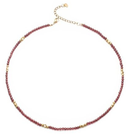 Aleasha Bunt Perlenkette Kette Türkis Spinell Amethyst Lapislazuli Boho Halskette Kurze Edelstahl Sommer Choker Handgefertigte Damen Schmuck 37cm