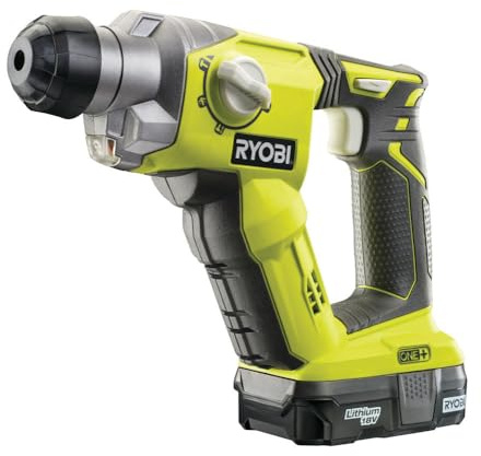 RYOBI 18 V ONE+ Akku-Bohrhammer R18SDS-0, Schlagenergie 1,3 J, ohne Akku und Ladegerät