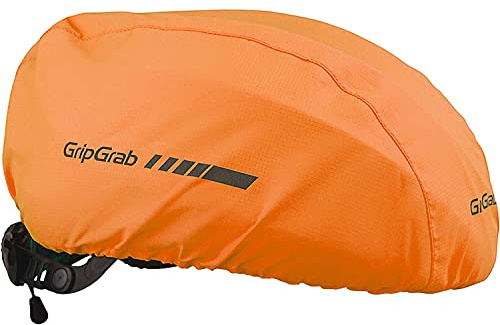 GripGrab Fahrradhelm Regenüberzug - Wasserdicht, Reflektierend, Regenschutz | Winddichter Helmüberzug mit abgedichteten Nähten - für Rennrad, MTB, Gravel & E-Bike - Einheitsgröße mit Kordelzug