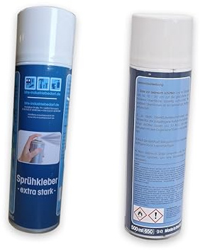 Sprühkleber EXTRA Stark (500ml) für Akustikschaumstoff Dämmung,