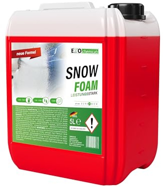 EXO Snow Foam 5L | Autoshampoo & Vorreiniger pH-neutral | extrem schaumstark & fruchtig duftend | für Schaumpistole, Schaumlanze & Handwäsche | Konzentrat