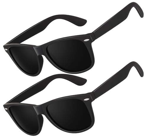 LINVO Sonnenbrille Herren Damen Polarisiert Retro Stil Vintage UV400 Cat 3 | Leicht, Verdrehfreies Design, Autofahren, Angeln, Reisen, Laufen, Golfen