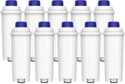 Waterdrop TÜV SÜD Zertifizierte Kaffee Filter, Kompatibel mit DeLonghi DLSC002 9310926 SER3017 5513292811 und Verschiedener Modelle von ECAM, ESAM, ETAM (10)