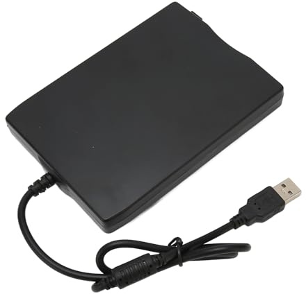 Externes USB-Diskettenlaufwerk 3,5 Zoll 1,44 MB für Pc | USB-Anschluss, PC-Nutzung, 3,5-Zoll-Medien, 1,44 MB Speicherkapazität, Floppy Drive, Windows 2000 Bis 10