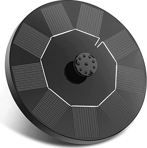 Solar Springbrunnen Teichpumpe für außen mit 6 Effekte Solar Wasserpumpe Solar schwimmender Fontäne Pumpe für Gartenteich Oder Vogel-Bad Fisch-Behälter 1W
