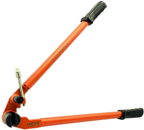 HERO Rinneisenbiegezange 600 mm – Präzisionswerkzeug für Dachdecker & Flachstahl 40x8 mm