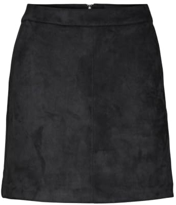 VERO MODA Damen Velours Minirock Kurzer Stretch Bleistiftrock Samt Nicki Stoff VMDONNADINA