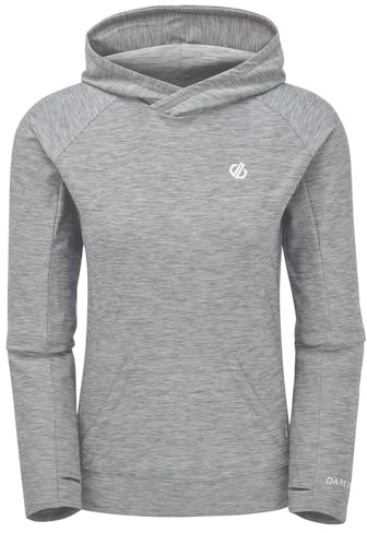 Dare 2b Damen Sprint City Lightweight Quick Drying Kangaroo Pocket Active Hoodie Pullover, grau(Aschgrau),38 m
