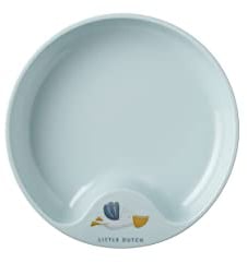 Mepal - Lernteller Mio Little Dutch - Sailors Bay | Kinderlernteller - Kleinkind Lernteller - Kinder Geschirr - Spülmaschinengeeignet