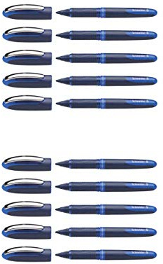 Schneider Schreibgeräte Tintenroller One Business, Ultra-Smooth-Spitze 0,6 mm (10x Blau)