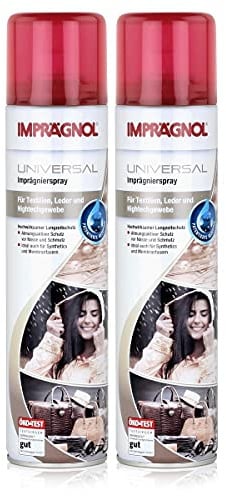 Imprägnol Universal Imprägnierspray 400ml - Wetterschutz für Leder, Textilien & Hightechgewebe, atmungsaktiver Schutz vor Nässe & Schmutz (2er Pack)