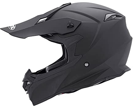 MTR X6B Evo Motocross Helm, ECE 22.06 Geprüfter Motorradhelm, Crosshelm ohne Visier, Cross Helm Motorrad mit Belüftung & Entlüftung, Downhill Helm Geeignet als Fullface Helm MTB, L