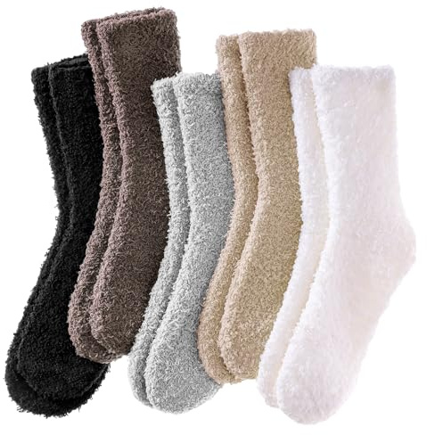 Josnown Kuschelsocken Damen Warme Dicke Wintersocken Haussocken 35-41 | Weiche flauschige Socken ohne Fusselbildung – Gemütlich warm und ideal als Geschenkidee