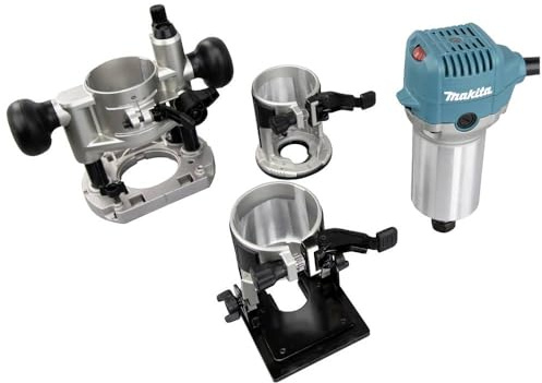Makita RT0702CX2J Multifunktionsfräse 710 W inkl. Fräsmodule im MAKPAC