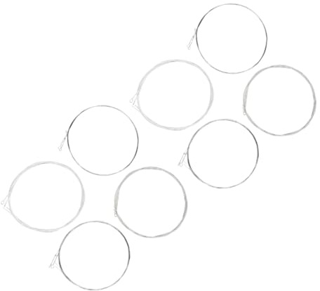 Mandolinensaiten, Metallstruktur zur Verbesserung des Klangs und der Spielbarkeit, 8 Stück