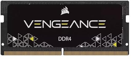Corsair Vengeance SODIMM 16GB (1x16GB) DDR4 Bis zu 3200MHz CL22 Speicher für Laptop/Notebooks - Schwarz
