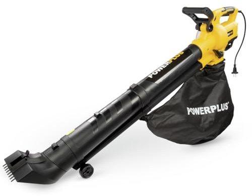 Power Plus Powerplus Elektrischer Laubbläser POWXG4038-3300 W Elektro-Laubbläser, Maximale Luftgeschwindigkeit 300 km/h, Gartengeräte
