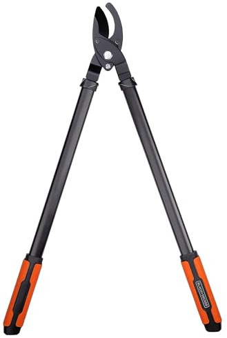 BLACK+DECKER Astschere - Schneidkapazität 38MM - 72CM Baumschere - Mit Antihaftbeschichtung auf den Klingen - Schwarz/Orange