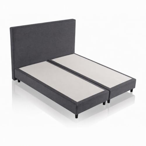 V6 Boxspringbett Bestes Preis-Leistungsverhältnis (160 x 200 cm, Anthrazit) - ohne Matratze