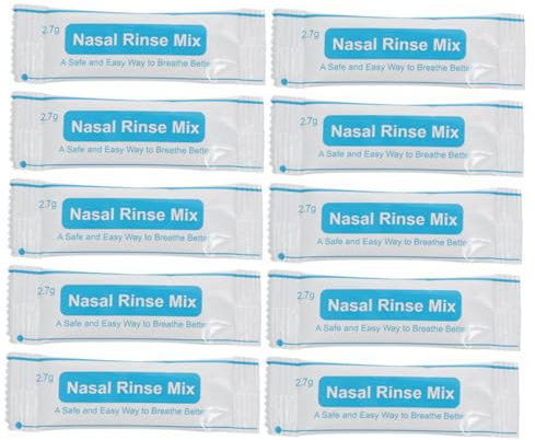 Nasenreinigungssalz 80 Stück, Sofort Löslich, für Tägliche Nasenhygiene