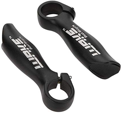 Docooler 2PCS Fahrrad Mountain Bike Fahrrad MTB Lenker Ende Aluminiumlegierung Sicherheit Griffe 22,2 mm (Black)