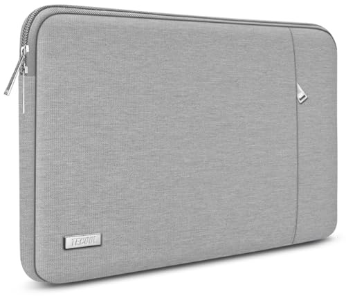 TECOOL 13,3 Zoll Laptop Tasche Hülle MacBook Tasche für Mac Neo,Grau | Macbook Tasche für MacBook Neo Air 13 M5 M4 M3 M2 2026-2010,Mac Pro 13/Pro 14 M5-M1 2026-2012,13,3 wasserdichtem Schutzhülle