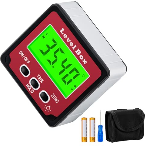 Mcbazel Digitaler LCD Winkelmesser Neigungsmesser, Winkelsucher Inklinometer, Winkelmessgerät