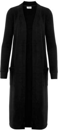NOISY MAY NMCity Long Cardigan Frauen Cardigan schwarz