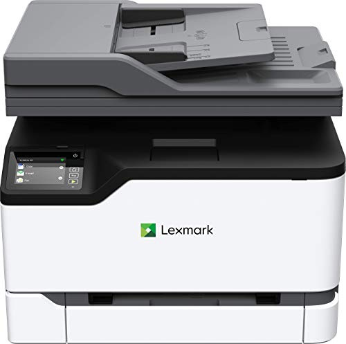 Lexmark MC3326i 3-in-1 Farblaser-Multifunktionsgerät (Drucker, Kopierer, Scanner, WLAN, Netwerkanschluß, bis zu 24 S./Min., autom. beidseitiger Druck, 7,2 cm-Touchscreen)
