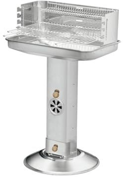 Kynast Exclusiv Standgrill Edelstahl Säulengrill Family Star Holzkohlegrill Barbeque-Grill Barbecue Kohlegrill